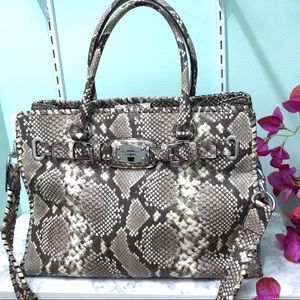 Michael Kors snake tote bag